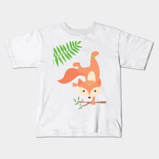 Little Dancing Fox Kids T-Shirt